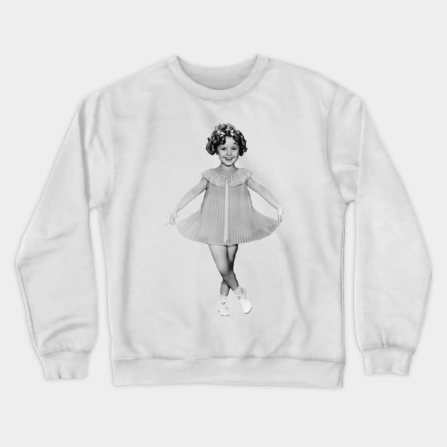 Shirley Temple Take a Bow No Background Crewneck Sweatshirt by RetroSalt